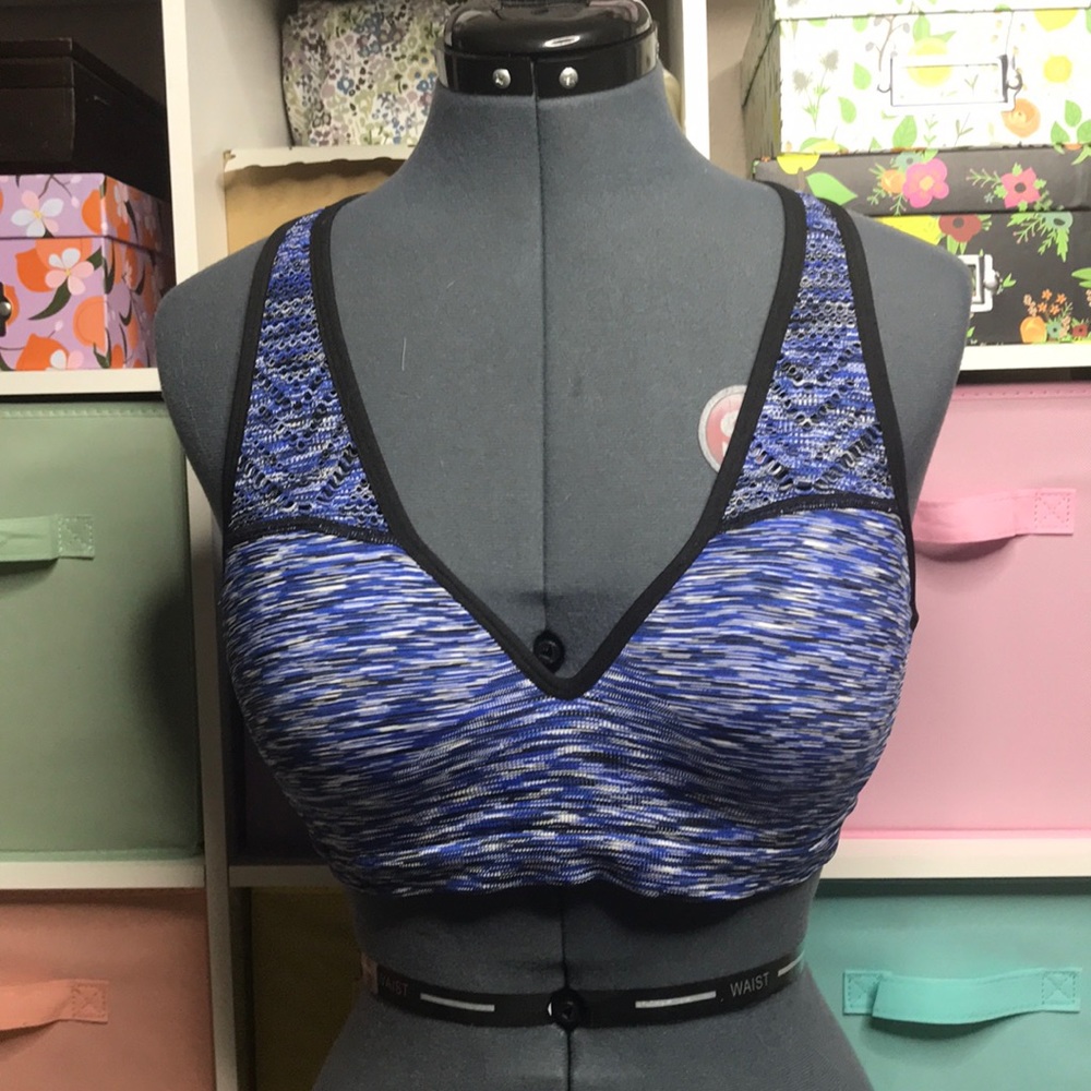 Blue Victoria’s Secret Pink Sports Bra Large